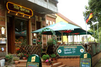 Biergarten Vorderansicht